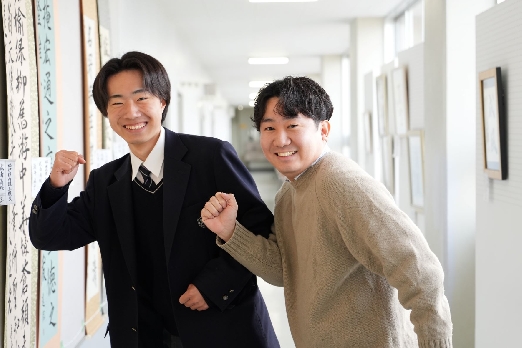 担任の東甫先生と