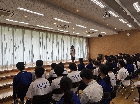 美化整備委員長の挨拶
