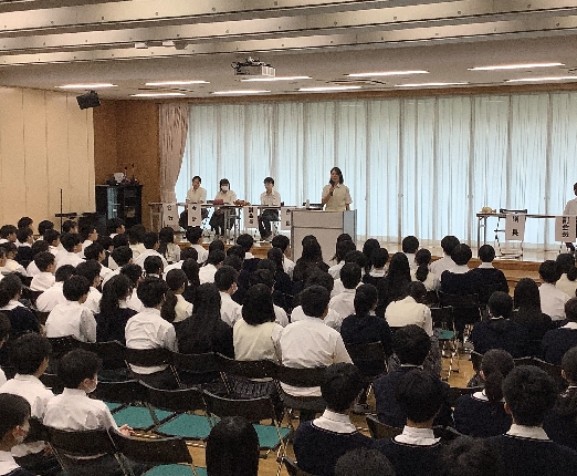 生徒会長あいさつ