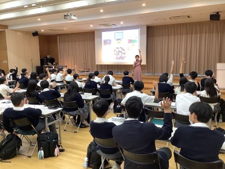 積極的な生徒たち