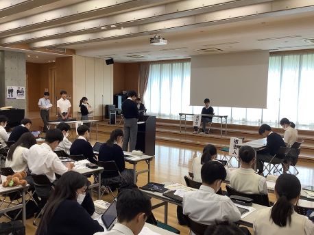 模擬裁判の様子