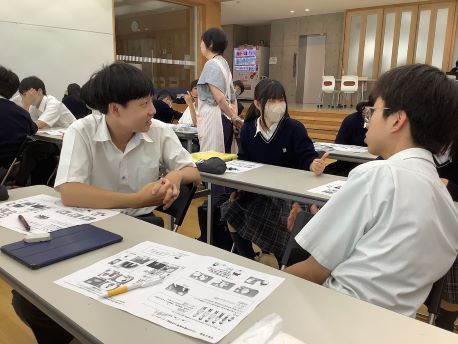生徒同士での話し合い